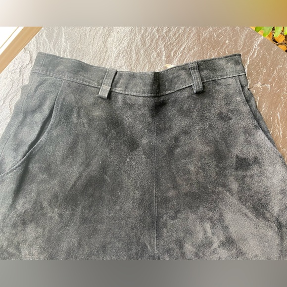 Sahara A-Line real suede maxi skirt - Picture 4 of 11